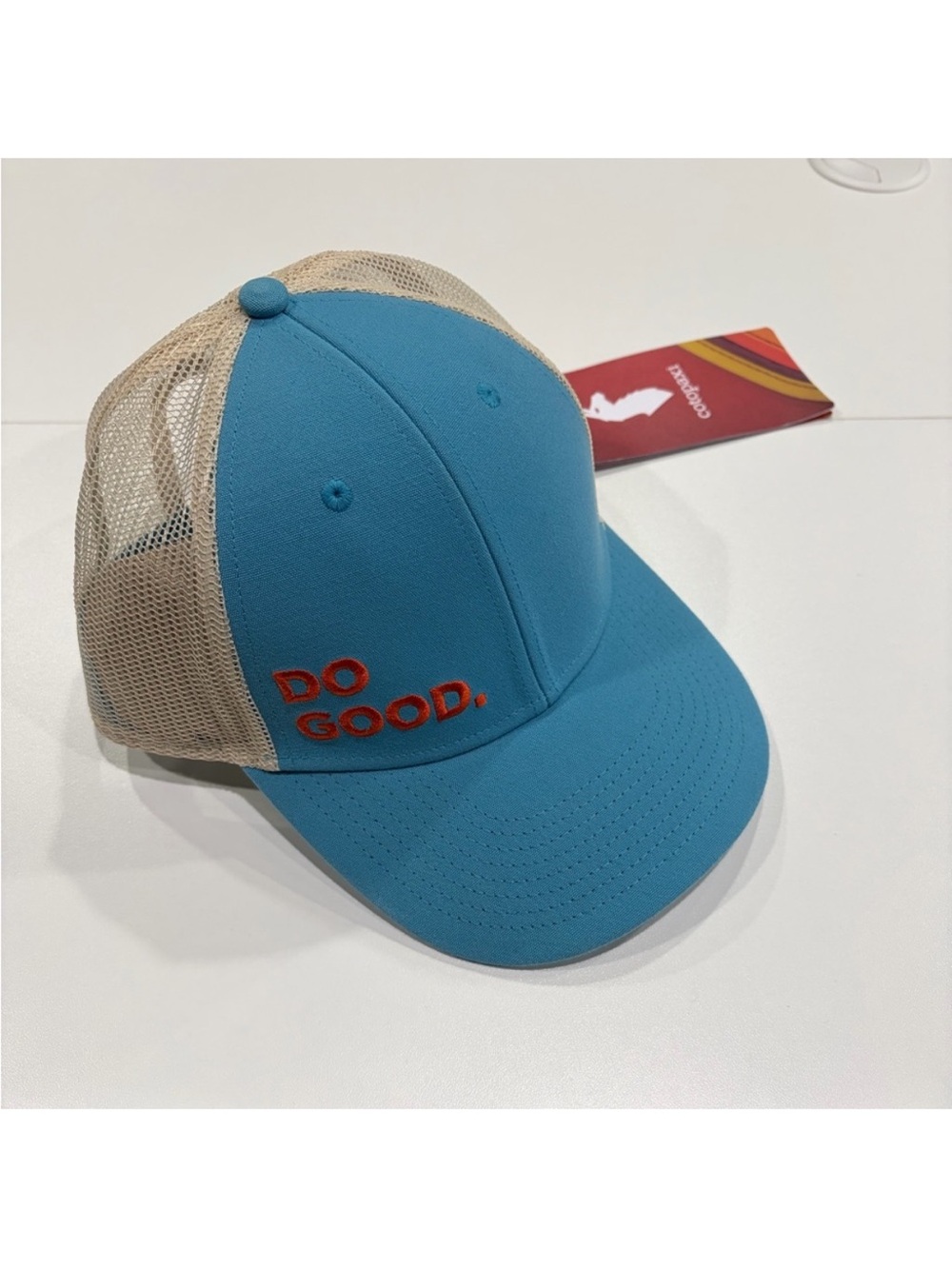 Cotopaxi Do Good Trucker Hat Teal NWT Adjustable Snapback Mesh Back Panel